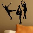 Figures wall decals - Wall decal Ice skater movements - ambiance-sticker.com