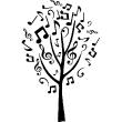 Singer Music tree Wall sticker - ambiance-sticker.com