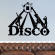 Wall decals music - Music disco Wall sticker quote - ambiance-sticker.com