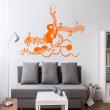 Wall decals music - Music Melody of guitars Wall decal - ambiance-sticker.com
