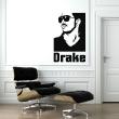 Wall decals music - Portrait Drake Wall decal music - ambiance-sticker.com