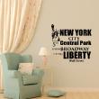 New York wall decals - Wall decal New York city - ambiance-sticker.com