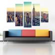 Wall decal New York 5 parts - ambiance-sticker.com