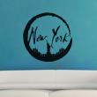 New York wall decals - Wall decal New York surrounded - ambiance-sticker.com