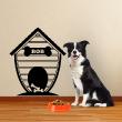 Wall decals Names - Dog's home 2 wall decal - ambiance-sticker.com