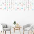 Christmas wall decals - Wall decal Christmas garland - ambiance-sticker.com