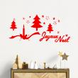 Wall decals for Christmas - Wall stickers Christmas merry christmas fairy - ambiance-sticker.com