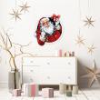 Christmas wall decals - Wall decal Christmas santa claus design - ambiance-sticker.com