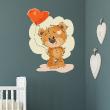 Wall decals for kids - Teddy bear and flying balloon Wall sticker - ambiance-sticker.com