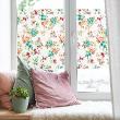 Blackout wall decals - Blackout and privacy sticker for window floral pattern - ambiance-sticker.com