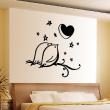 Animals wall decals - Birds, heart and stars Wall decal - ambiance-sticker.com