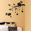 Love  wall decals - Wall decal Birds and hearts on a tree - ambiance-sticker.com
