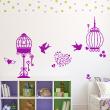 Animals wall decals - Birds spreading the melody of love Wall sticker - ambiance-sticker.com