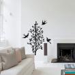 Animals wall decals - Birds on a tree Wall decal - ambiance-sticker.com
