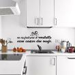 Wall decals for the kitchen - Wall decal On ne fait pas d'omelette sans casser des oeufs - ambiance-sticker.com