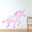 Wall decals for kids - Wall decal origami unicorn - ambiance-sticker.com