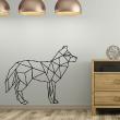 Wall decals origami - Wall decal origami wolf - ambiance-sticker.com