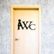 WC wall decals - Wall decal WC panel - ambiance-sticker.com