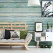 wall decal wood - Wall decal wood border of sea - ambiance-sticker.com