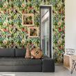 wall decal tropical wallpaper - Wall decal tropical wallpaper jungle - ambiance-sticker.com