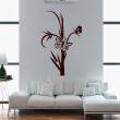 Flowers wall decals - Wall decal butterfly on a bamboo - ambiance-sticker.com