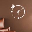 Wall decals design - Wall decal butterfly on a clock - ambiance-sticker.com