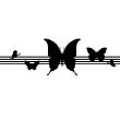 Animals wall decals - Musical butterflies Wall decal - ambiance-sticker.com