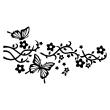 Wall Decals for Hooks - Wall decal Butterflies for hooks - ambiance-sticker.com