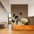 Animals wall decals - Butterfly on a flower Wall decal - ambiance-sticker.com
