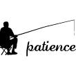 Bathroom wall decals - Wall decal Patience - ambiance-sticker.com