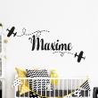 Wall decals Names - Airplanes wall decal - ambiance-sticker.com