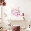 Wall decals Names - Wall decal dreamy unicorn customizable names - ambiance-sticker.com