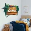 Wall decals Names - Wall decal jungle sign customizable names - ambiance-sticker.com