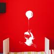 Wall decals for kids - Little girl with balloon Wall decal - ambiance-sticker.com