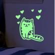 Glow in the dark   wall decals - Wall decal kitten 1 - ambiance-sticker.com