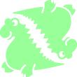 Glow in the dark   wall decals - Wall decal Dinos - ambiance-sticker.com