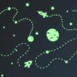 Glow in the dark wall decals - Wall stickers Glow in the dark rockets and planets in space - ambiance-sticker.com