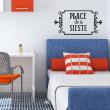 Wall decals design - Wall decal Place de la sieste - ambiance-sticker.com