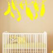 Wall decals design - Wall decal suspended feathers - ambiance-sticker.com