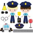 Wall decals for kids - Wall decal police - ambiance-sticker.com