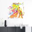 Animals wall decals - Pop art horse wall decal - ambiance-sticker.com