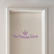 Wall decals for doors - Wall decal door The princess room - ambiance-sticker.com