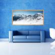 Wall decals poster - Wall decal poster Winter mountain - ambiance-sticker.com