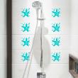 Special wall decal - Wall decal for tiles Starfish and bubbles - ambiance-sticker.com