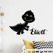 Wall decals Names - Wall decal baby dinosaur customizable names - ambiance-sticker.com