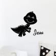 Wall decals Names - Wall decal baby dinosaur customizable names - ambiance-sticker.com