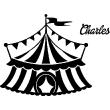 Wall decals Names - Circus tent Wall decal Customizable Names - ambiance-sticker.com
