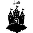 Wall decals Names - Castle Wall decal Customizable Names - ambiance-sticker.com