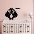 Wall decals Names - Owl Wall decal Customizable Names - ambiance-sticker.com