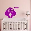 Wall decals Names - Owl Wall decal Customizable Names - ambiance-sticker.com
